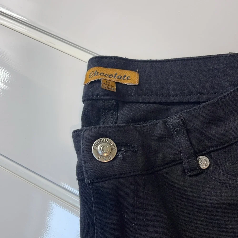 Chocolate Black Skinny Pants - Picture 2 of 5